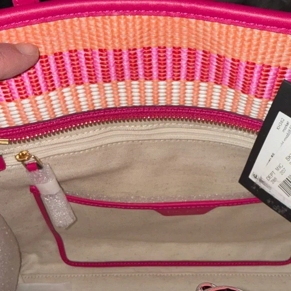 Kate Spade Vibrant Pink and Blue Tote - Picture 10 of 12